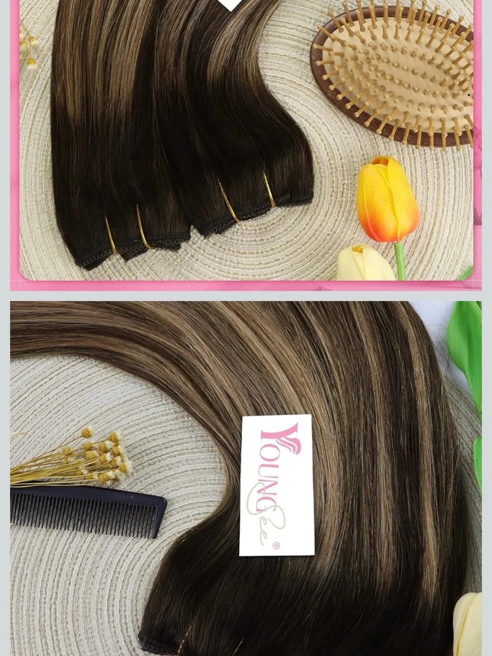 Real Hair Extensions Real Human Hair 14 inch 85G